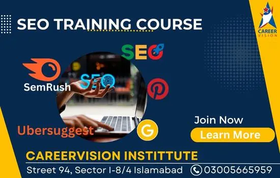 Training banner image SEO Web Marketing course in Islamabad Rawalpindi pakistan 